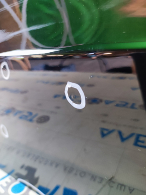 Door assembly rear right Tesla Model 3 18-20 black PBSB, chips, scratches on the edge, paint blistered