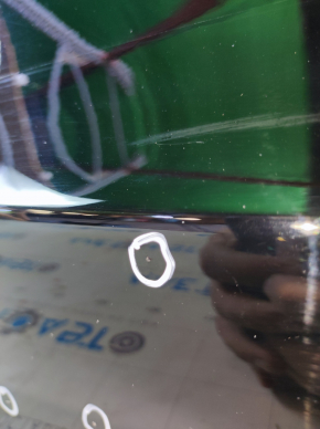 Door assembly rear right Tesla Model 3 18-20 black PBSB, chips, scratches on the edge, paint blistered