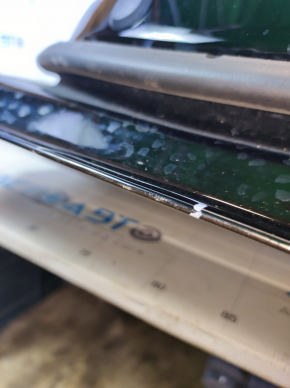Door assembly rear right Tesla Model 3 18-20 black PBSB, chips, scratches on the edge, paint blistered