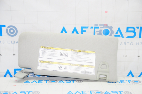 Left visor Jeep Compass 17-21 without backlight gray, without hook, for dry cleaning