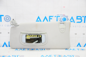 Left visor Jeep Compass 17-21 without backlight gray, without hook, for dry cleaning