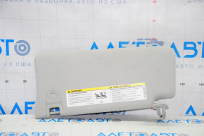 Right visor Jeep Compass 17-21 without backlight, gray, tear, for dry cleaning