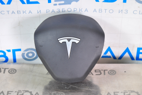 Airbag in the steering wheel driver Tesla Model 3 18- black, rusty pyropatron