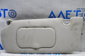 Left visor Jeep Compass 11-16 gray, without hook, dry cleanable