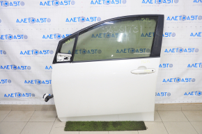 Door assembly front left Toyota Prius 50 16-22 keyless, white 070