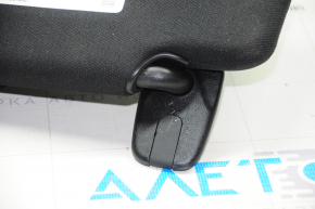 Right visor Chrysler 200 15-17 black, without hook, scratches