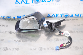Side mirror left Tesla Model 3 18-13+2 pins, heated, auto-dimming, chrome, black