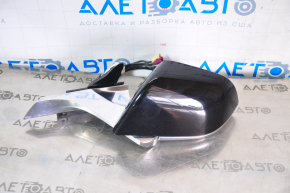 Side mirror left Tesla Model 3 18-13+2 pins, heated, auto-dimming, chrome, black