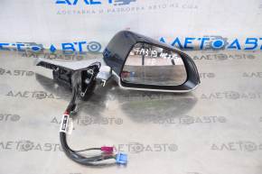 Side mirror right Tesla Model 3 18-20 13+2 pins, heated, auto-dimming, black, chrome, scratches