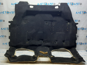 Rear floor covering Dodge Journey 11 - black, scuffs, torn lining, dry cleaning