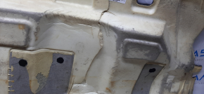 Rear floor covering Dodge Journey 11 - black, scuffs, torn lining, dry cleaning