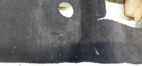 Rear floor covering Dodge Journey 11 - black, scuffs, torn lining, dry cleaning