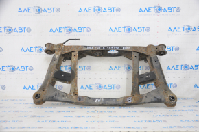 Toyota Highlander 08-13 AWD rear subframe rusty, silent blocks need replacing, bolt sawed off