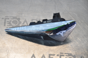 Turn signal in the wing front right Tesla Model 3 18- with camera, chrome, sand on chrome, poke