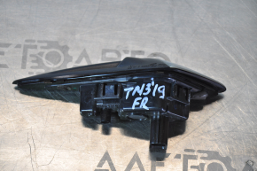 Turn signal in the wing front right Tesla Model 3 18- with camera, chrome, sand on chrome, poke
