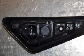 Turn signal in the wing front right Tesla Model 3 18- with camera, chrome, sand on chrome, poke