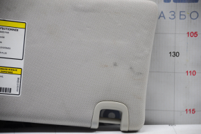 Left visor Jeep Cherokee KL 14-18 gray, without hook, for dry cleaning