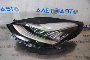 Headlight left Tesla Model 3 18-20 LED with mount, sand, chips
