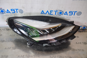 Headlight front right Tesla Model 3 18-20 LED with mount, sand, chip