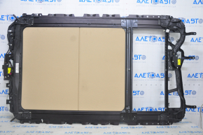 Panorama in assembly BMW X3 F25 11-17 in assembly with front glass, beige curtain, curtain for cleaning