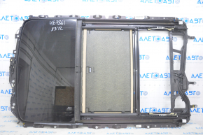 Panorama in assembly BMW X3 F25 11-17 in assembly with front glass, beige curtain, curtain for cleaning
