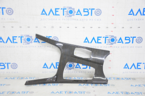 BMW X3 F25 11-17 center console trim in dark wood