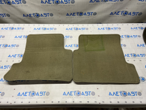 Set of floor mats for Ford Escape MK3 13-19 cloth gray, for dry cleaning