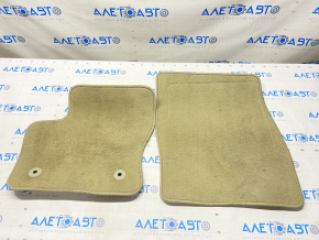 Set of floor mats for Ford Escape MK3 13-19 cloth gray, for dry cleaning