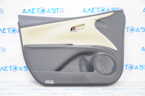 Door trim card front left Toyota Prius 50 16-22 gray with beige insert