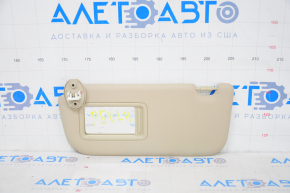 Left visor Toyota Prius 50 16-18 beige, without hook