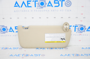 Left visor Toyota Prius 50 16-18 beige, without hook
