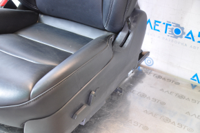 Tesla Model 3 18 driver's seat - black leather, with airbag, electric, heated, with tensioner, scratches on plastic, stains