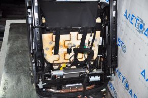 Tesla Model 3 18 driver's seat - black leather, with airbag, electric, heated, with tensioner, scratches on plastic, stains