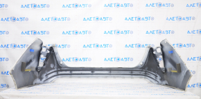 Rear bumper bare Toyota Prius 50 16-18 without parking sensors, white, broken fasteners