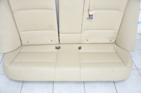 Rear row of seats 2nd row BMW X3 F25 11-17 beige leather, needs cleaning, torn