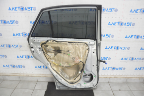 Door assembly rear left Lexus RX400h 04-09 hybrid, gold 6T1, moldings chrome in black film, peeled varnish on the overlay