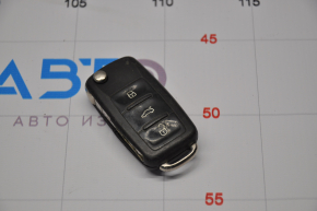 Key VW Passat b7 12-15 USA 4 buttons, folding, no emblem, pokes