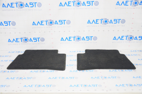 Set of floor mats for Toyota Prius 50 16-22 cloth black, for cleaning