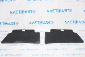 Set of floor mats for Toyota Prius 50 16-22 cloth black, for cleaning