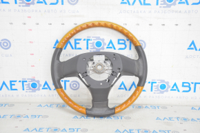 Naked steering wheel Lexus RX300 RX330 RX350 RX400h 04-09 leather black, with wood, worn