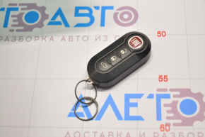 Fiat 500L 14 key - 3 buttons, rubbed chrome