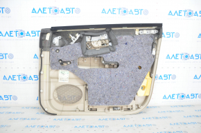 Door trim card front left Lexus RX300 RX330 RX350 RX400H 04-09 beige, broken guide, torn off rep, butt
