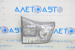 Inner taillight trunk lid left Lexus RX350 RX400h 06-09 rest dark, broken guide, scratches