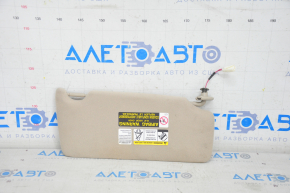Left visor for Lexus RX300 RX330 RX350 RX400h 04-09 beige