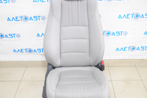 Honda Accord 18-22 passenger seat with airbag, electric, leather, gray, water damage, electrics work