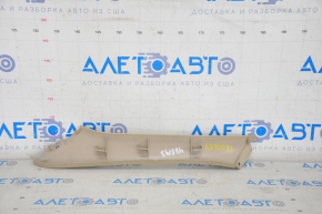Trunk door trim rag left Lexus RX300 RX330 RX350 RX400h 04-09 beige, for dry cleaning, tears, scratches