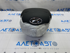 Airbag in steering wheel driver Hyundai Sonata 15-17 shot