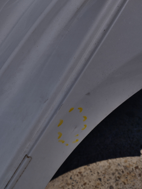 Quarter wing rear left Toyota Prius 50 16-18 without BSM white, on the body, pokes
