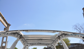 Metal roof Toyota Prius 50 16-22 under the hatch, on the body