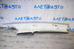 Upper right rear pillar trim Tesla Model 3 18 - gray fabric, needs cleaning, tear